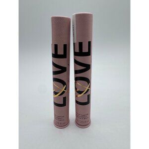 (2) VICTORIAS SECRET LOVE ROLLERBALL EAU DE PARFUM PERFUME .23oz/7ml. NEW